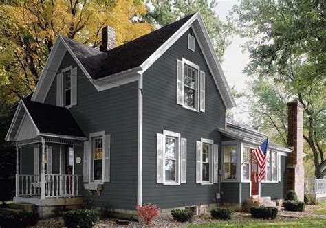 metal siding on house charcoal|houses with charcoal trim.